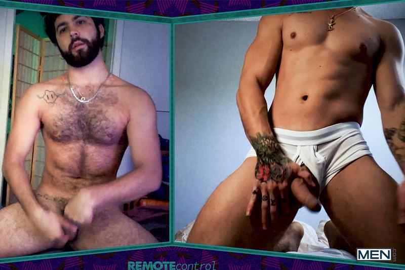 Ripped young muscle dude Luis Rubi hairy chest hunk Remy webcam big cock jerk off 013 gay porn pics - Ripped young muscle dude Luis Rubi and hairy chested hunk Remy Duran webcam big cock jerk off