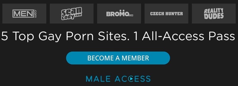 5 hot Gay Porn Sites in 1 all access network membership vert 12 - Ripped muscle hunk Vin Roxx’s huge dick barebacking Sean Cody Justin’s hot bubble ass